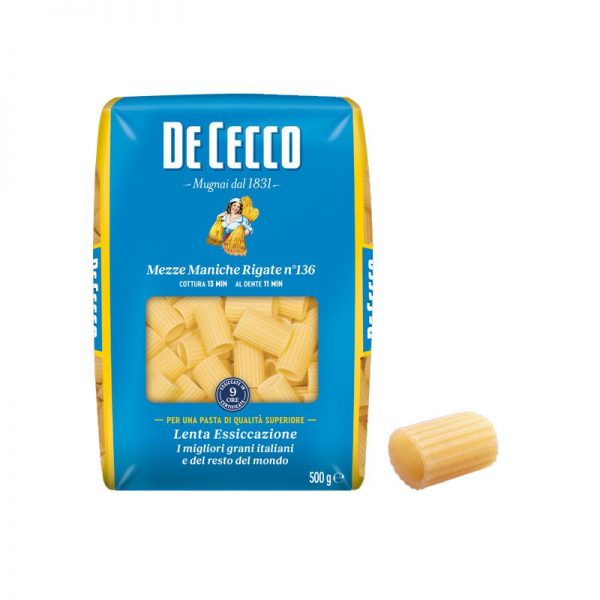 Mezze maniche rigate DE CECCO