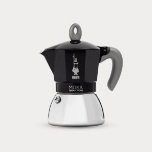 New moka induction black 4cups BIALETTI