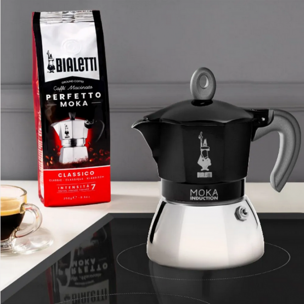 New moka induction black 4cups BIALETTI - Imagen 3