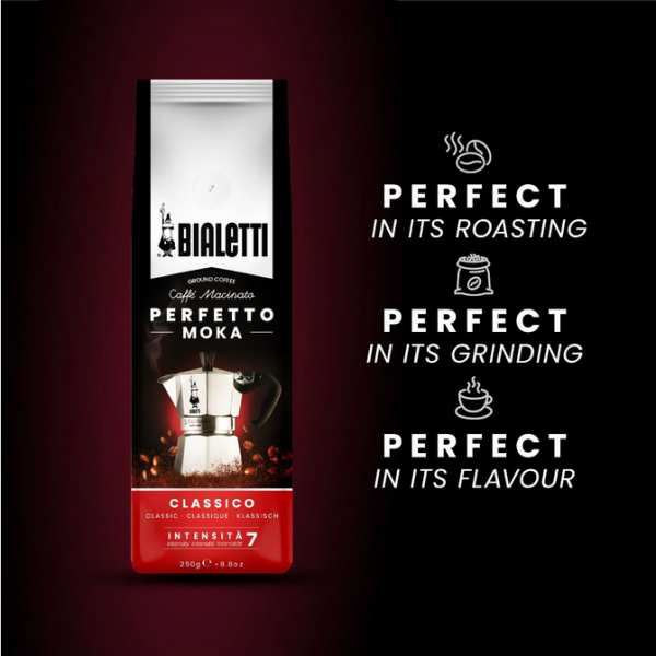 Cafe' Perfetto Moka Classico 250g BIALETTI - Imagen 2