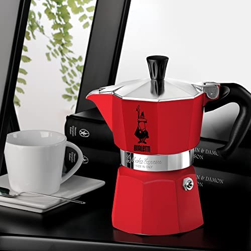 Bialetti: Set Moka Express 2 tazas + 1 cuaderno de papel sin estrés en  caja roja [importación italiana] : Hogar y Cocina 