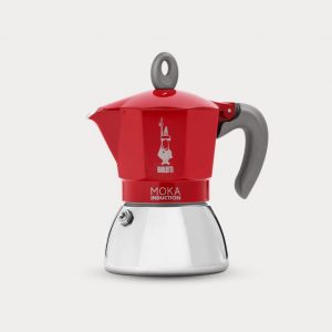 New moka inducttion red 4cups BIALETTI