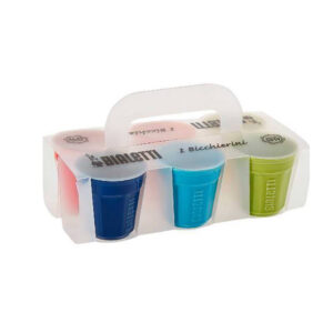 Set 6 bicchierini octagonal multicolor BIALETTI