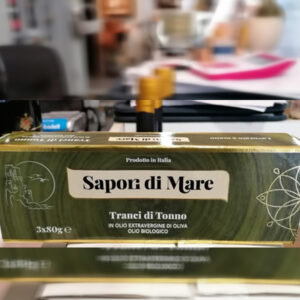 Tranci di tonno in olio extra vergine di oliva bio, 3x80g SAPORI DI MARE