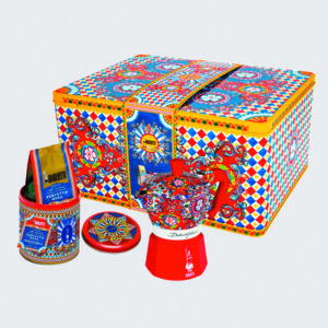 Cafetera moka express 3 cups+lata cafe’ D&G BIALETTI