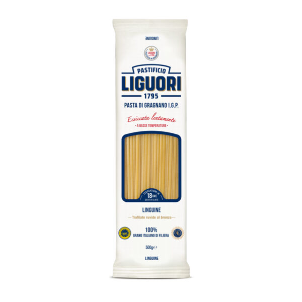 Linguine pasta di Gragnano I.G.P.trafilate ruvide al bronzo LIGUORI