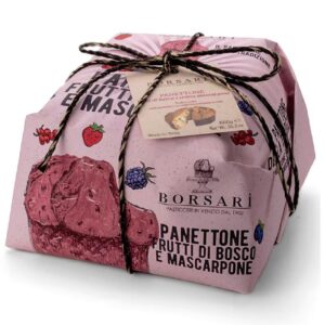 Panettone frutti di bosco e mascarpone 1000g BORSARI