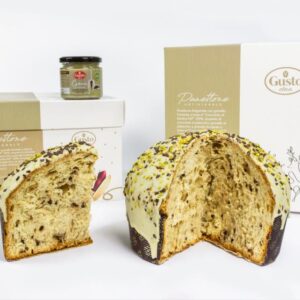 Panettone artigianale pistacchio cioccolato di Modica 750g GUSTO